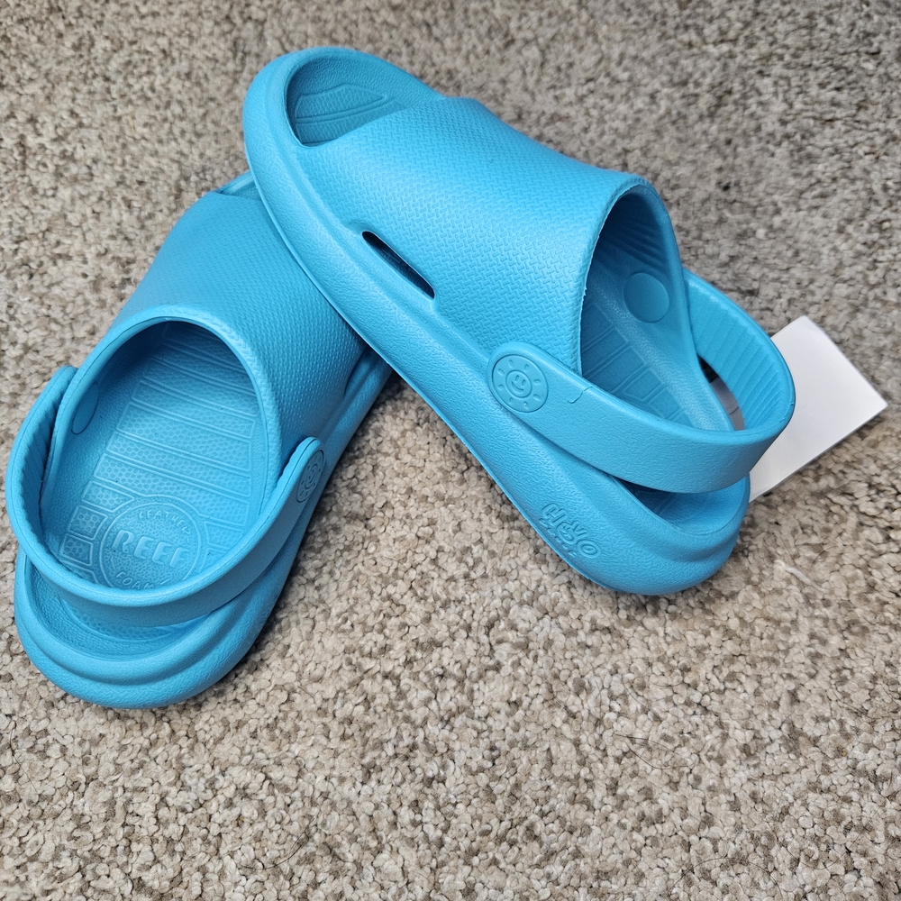 Reef Kids Bright Blue Slip-On Sandals